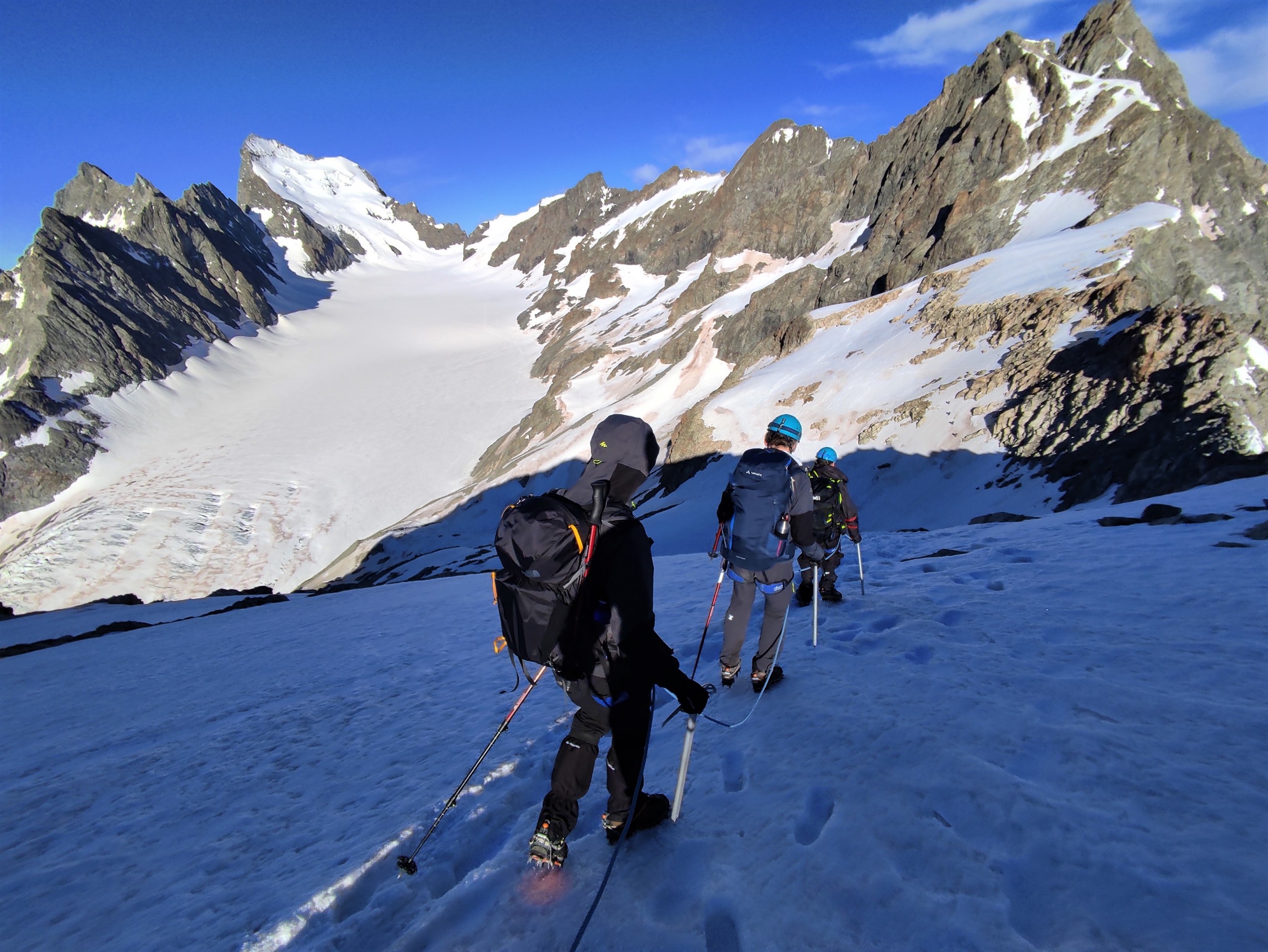 Stage initiation alpinisme glacier blanc 2 jours