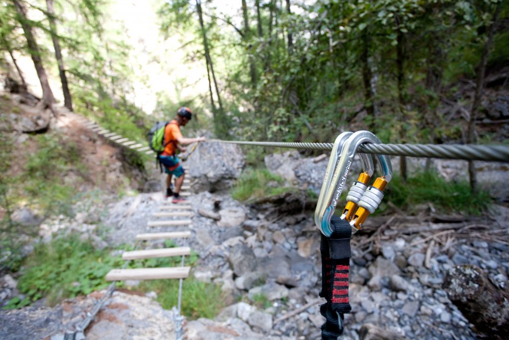 via ferrata initation chateau queyras
