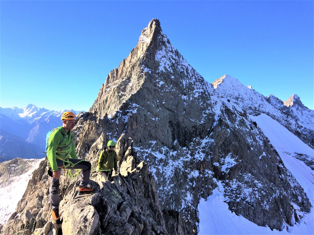 Course d'alpinisme dans les Ecrins