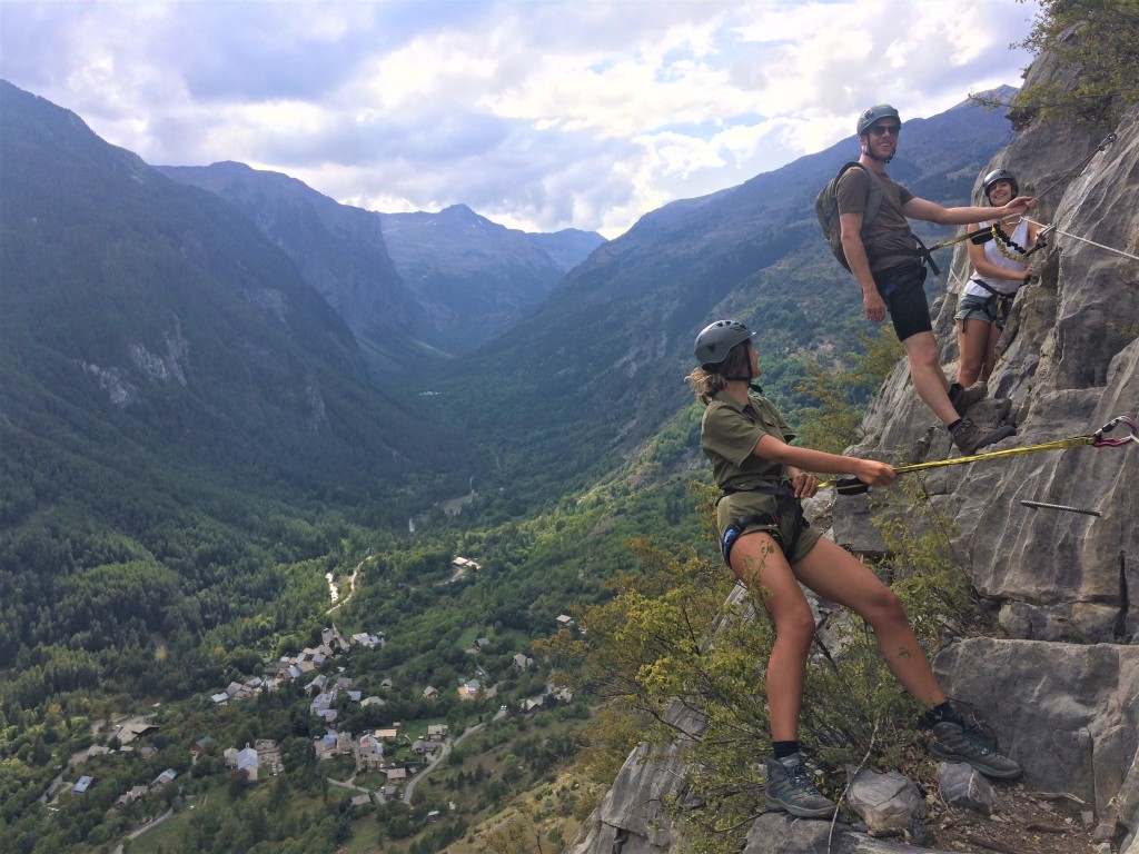 Via ferrata de Freissinière et sa vue