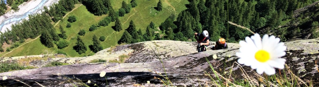 Escalade en grande voie dans les Hautes  Alpes à Ailefroide