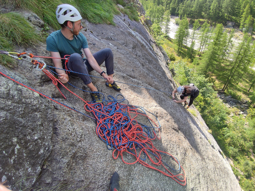 Stage grande voie escalade ailefroide 