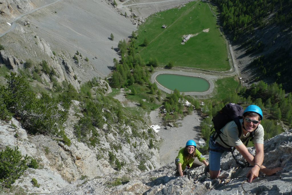 via ferrata d'arvieux et pra premier